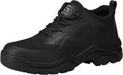 [ZHENSI] Safety Trainers Men Non-Slip Steel Toe Cap Shoes Industrial Work Shoes Soft Bottom Comfortable Construction Utility Shoes