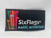 SIX FLAGS MAGIC MOUNTAIN NEW EMBROIDERED COMPANY IRON ON NAME PATCH TAG