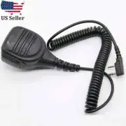 Waterproof Shoulder Speaker Mic FOR KENWOOD BAOFENG UV5R Radio Walkie Talkie