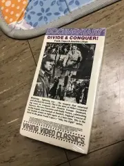 Divide and Conquer Documentary VHS Frank Capra and Anatole Litvak Sealed