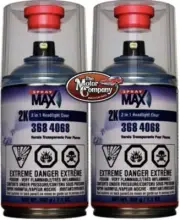 SprayMax 2K 2 in 1 Headlight Clear, 3684068 2 Pack
