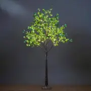 5FT decorative Ugariye tree lights, 112L 5MM LED with leaf garland , W/UL 12V 0.