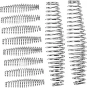 COOLHIYA 10pcs Fruit Thinning Shears Spring Accessories Shear Spring Replacement Mini Pruner Spring Replacement Trimming Scissors Spring Tree Pruner Springs Stainless Steel Silver