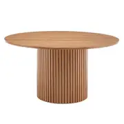 Cleo 130cm Round Dining Table - Natural