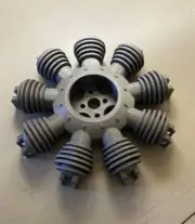 radial engine 9 cylinder dummy model rc airplane model 7”