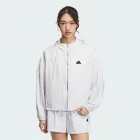 在飛比找momo購物網優惠-【adidas 愛迪達】外套 女款 運動連帽外套 TECH 