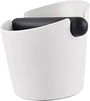 Yajuyi Sturdy Coffee Gear Waste Container for Home and Commercial Espresso Machines, White 0.55L, Multi