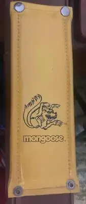 NOS Trademark Old School BMX OEM Genuine Mongoose Yellow Double Gooseneck Pad