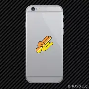 Koleshiya Shocker Wakaba Leaf Cell Phone Sticker Mobile Die Cut drifting jdm