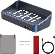 Hud for Car Windshield - Car Heads Up Display | Dashboard Front Window Projection Gauge | GPS HUD Speedometer Head-Up Display for Safe Driving