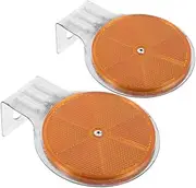 Veemoon 2pcs High Visibility Reflective Road Signs for Driveways Traffic Safety Reflective Markers for Driveway Accessories Traffic Warnings