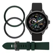 Fossil Gen 6 Wellness Edition Smartwatch Black Silicone and Interchangeable Strap and Bumper Set (FTW4072SET)