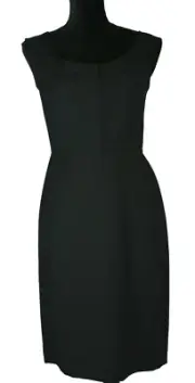 Narciso Rodriguez Sleeveless Dress Wool Size 42 Italy Back Zip Career 6 US NWT