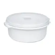 Emsa Micro Family Microwave Pot / Pan 1.5 L, White, Kitchen Helper, 450151200