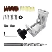Adjustable Pocket Hole Jig KitsWoodworking Drill Guide Suitable for DIYers