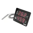 Thermometer Hygrometer Temperature Humidity Meter US Plug 100‑240V Industry HEL