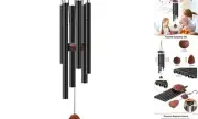 Large Aluminium Wind Chimes 37" Inches to Create a Zen Atmosphere Suitable for