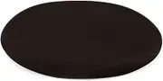 Memory Foam Round Seat Cushions 1/2/4 PCS Circle Bar Stool Pads Patio Chairs Pads Kitchen Dining Chair Cushions with Removable Cover for Long Sitting and Pain Relief(Black(1pcs),28cm/11in)