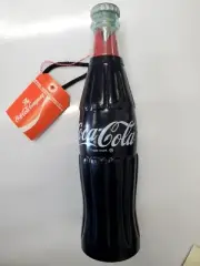 Coke blue umbrella in bottle, vintage, collectible