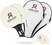 Professional Ping Pong Paddle with Hard Carry Case | Pro Table Tennis Racket | Table Tennis Paddle with Ergonomic Handle | 5 Blades of Wood with Premium Rubber and Sponge by AirBlades
