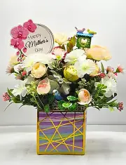 Whimsical Floral Gift with Birds - Perfect for Mother's Day and Birthdays