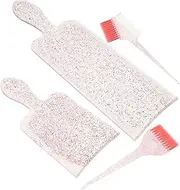 NOLITOY Diy Hair Coloring Kit Hair Dye Brush Comb Highlighting Paddle for Salon