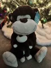 Kellytoy 26" Monkey Mom and Baby Plush