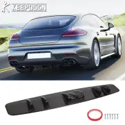 For Porsche Panamera 33" Rear Bumper Diffuser Splitter Lower Chin Spoiler Gloss