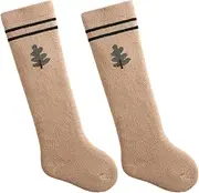 Kisangel 1 Pair Newborn Socks Baby Socks Toddler Socks Warm Socks Non Skid Socks Children Sock Thickened Long Stockings Non-slip Kids Socks Baby Long Socks Long Barrel Knee Socks Home Socks