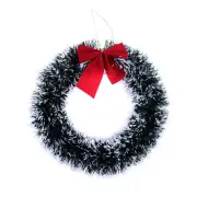 Front Door Wreath Christmas Garland Out Decor Greenery Artificial