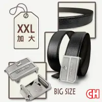 在飛比找momo購物網優惠-【CH-BELT 銓丞皮帶】加長自動皮帶XXL紳士男用皮帶腰