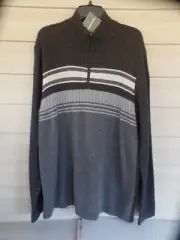Eddie Bauer Men's Long-Sleeve Sidecut 1/4-Zip Sweater LGT. 0063NWT'S MSRP $99.00