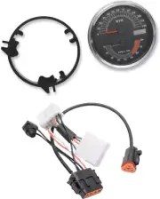 Drag Specialties MPH Speedo Speedometer Tach & Harness 1998 Harley Touring FLHR