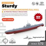 1/72 Military Model Kit British Sturdy Class Submarine Full Hull