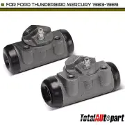 2Pcs Drum Brake Wheel Cylinders for Ford Thunderbird Mercury Rear Left & Right (for: Ford)