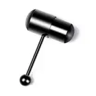 Stainless Steel Vibrating Tongue Ring Barbell Tongue Piercing Jewelry Tongue Bod