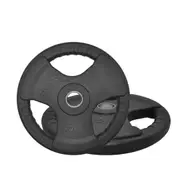 15kg X 2 Rubber Coated Cast Iron Olympic Weight Plate - Commercial Grade