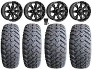 Sedona Sparx 14" Wheels Black 27" MotoHammer Tires Polaris RZR XP 1000 / PRO XP