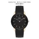Daniel Wellington 手錶 Iconic Motion 40mm躍動黑膠腕錶-兩色任選(DW00100425 DW00100436)/ 玫瑰金框