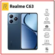 (Unlocked) Realme C63 8GB+128GB BLUE Global Ver. Dual SIM Android Cell Phone