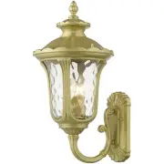 Livex Lighting 7856-33 Oxford Outdoor Wall Light Soft Gold