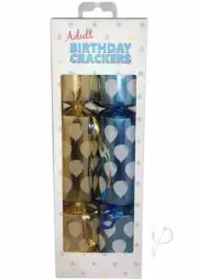 Fun Birthday Crackers Confetti with Drink/Dare Card Game Adult Party Games Set