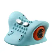 NNEOBA Portable Cervical Massager Neck & Head Traction Pillow Blue