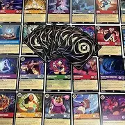 Lorcana Set of 50 Cards in English, Includes Rare or Holo Lorcana Card, Cards from The Latest Sets, Perfect for Collectors and Beginners + Heartforcards® Shipping Protection