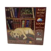 Read to Me Leslie Lesley Hallas Jigsaw Puzzle 1000 Piece 51731 Books Puppy