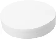 MUCKLILY 100pcs Laboratory Filter Paper Water Raw Filter Laboratory Quantitative Filter Paper Filters Replacement Mesh Canning Funnel Papers Filter Coffee Machine Beaker White Cotton Fiber