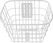 MUELODSIC Electric Bike Basket Detachable Iron Wire Mesh Bicycle Front Basket for Easy Access Stylish Design Reinforced Structure for Heavy Loads Compatible with Bikes