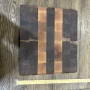 Walnut Acacia End Grain Cutting Board 12x10”