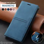 For iPhone 16 15 14 13 12 11 Pro Max SE 8 Plus XS Case Leather Wallet Flip Cover
