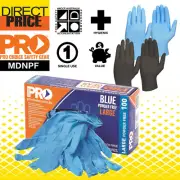 Prochoice Disposable Nitrile Powder Free Gloves Medical Food,100 pieces per Box.